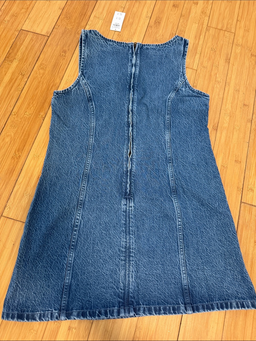 Abercrombie & Fitch Blue Denim Midi Dress - Picture 2 of 3